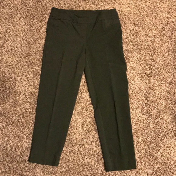 Sharagano Pants - Army green pull on dress pants. Super comfy!!! Sharagano Pants - Army green pull on dress pants. Super comfy!!!